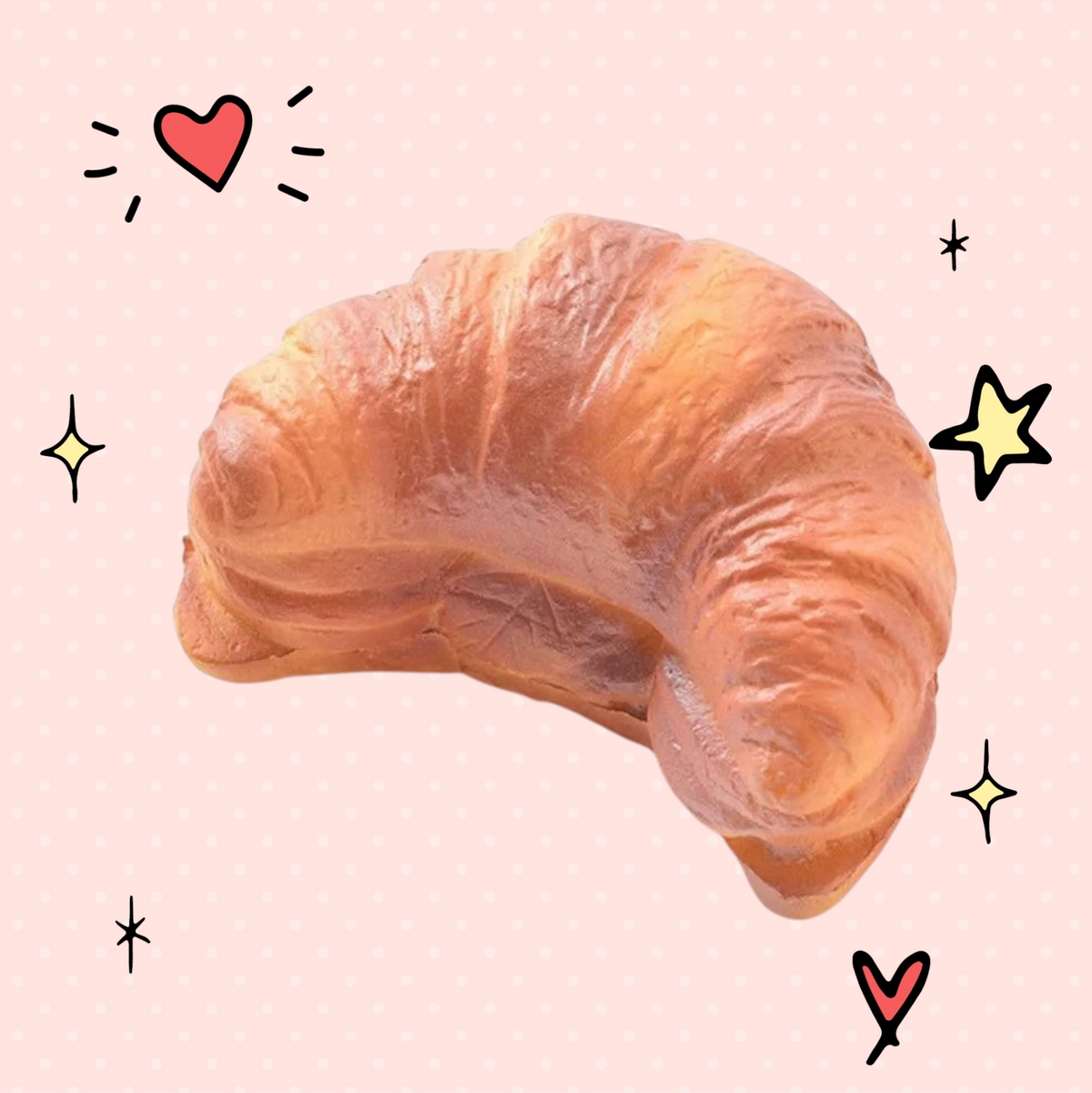 Foundry FitFit slow-rising croissant squishy toy for stress relief and desktop decoration
