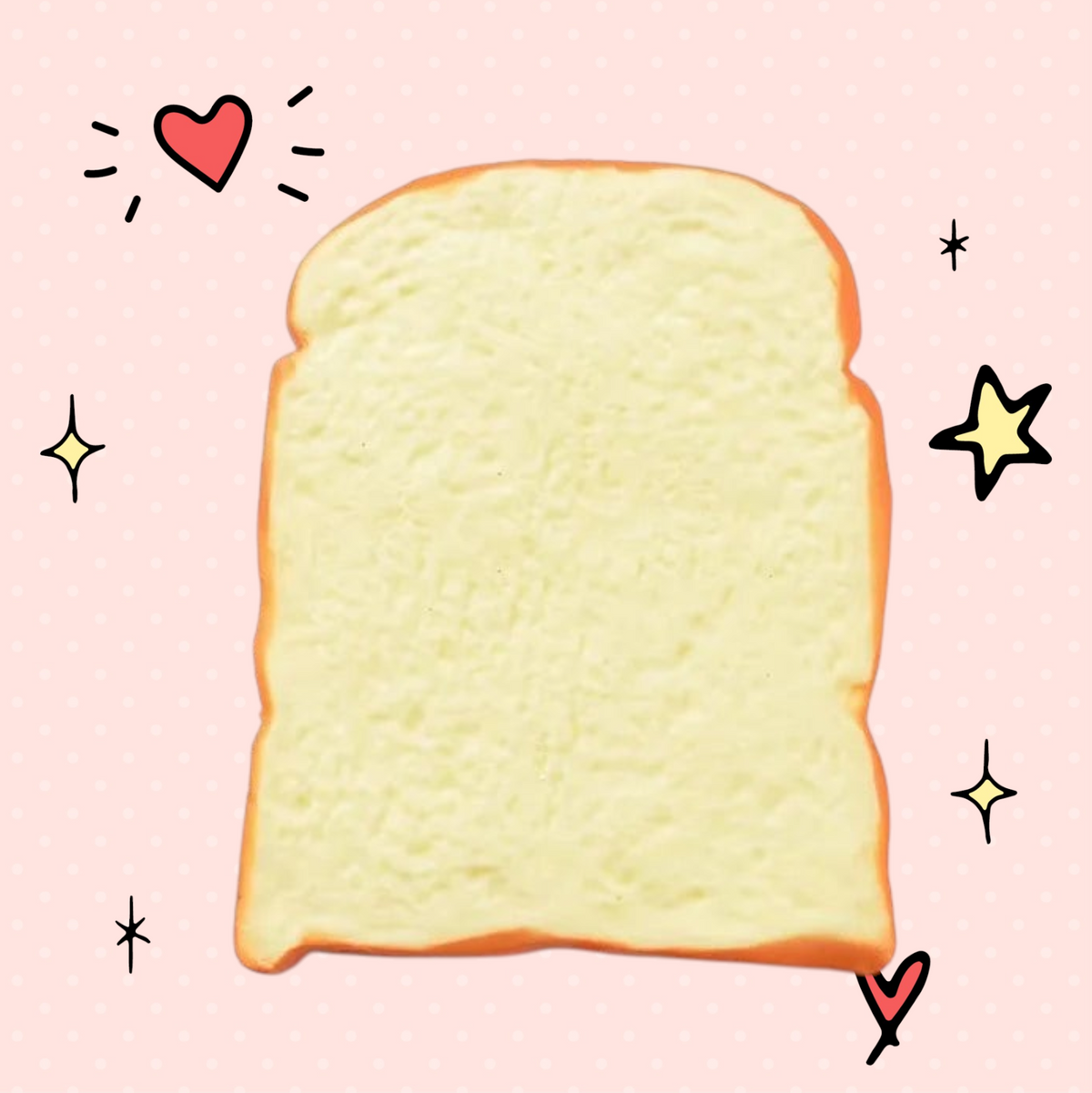 Foundry FitFit slow-rising squishy bread toast stress relief toy with realistic texture and golden brown crust