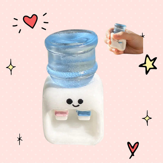 Foundry FitFit water cooler squishy stress relief toy with a cute smiling face and soft TPR material